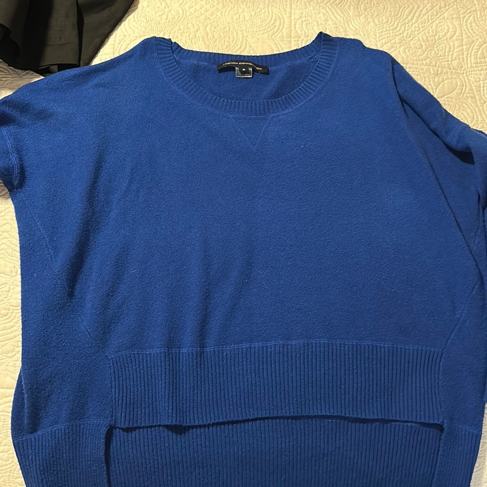 French Connection royal blue sweater